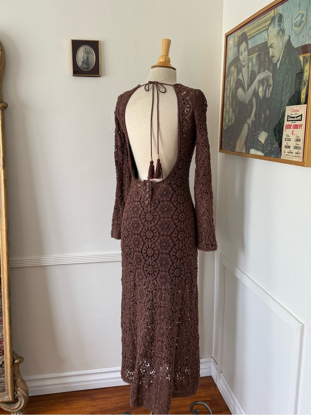 Spell Brown Crochet Dress - Picture 10 of 13